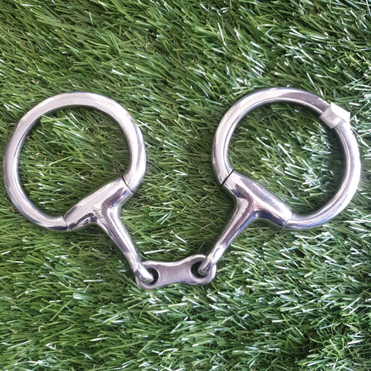 4 1/2" Eggbutt Snaffle with French link FREE POSTAGE ❤