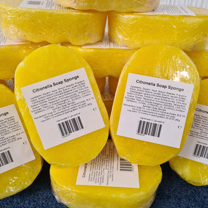 New citronella soap sponges LARGE FREE POSTAGE❤️