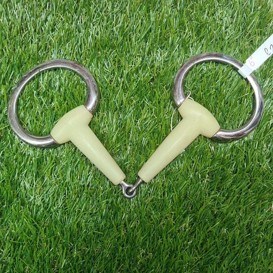 New 6” Eggbutt Snaffle with happy mouth and Single Joint Bit FREE POSTAGE ❤️