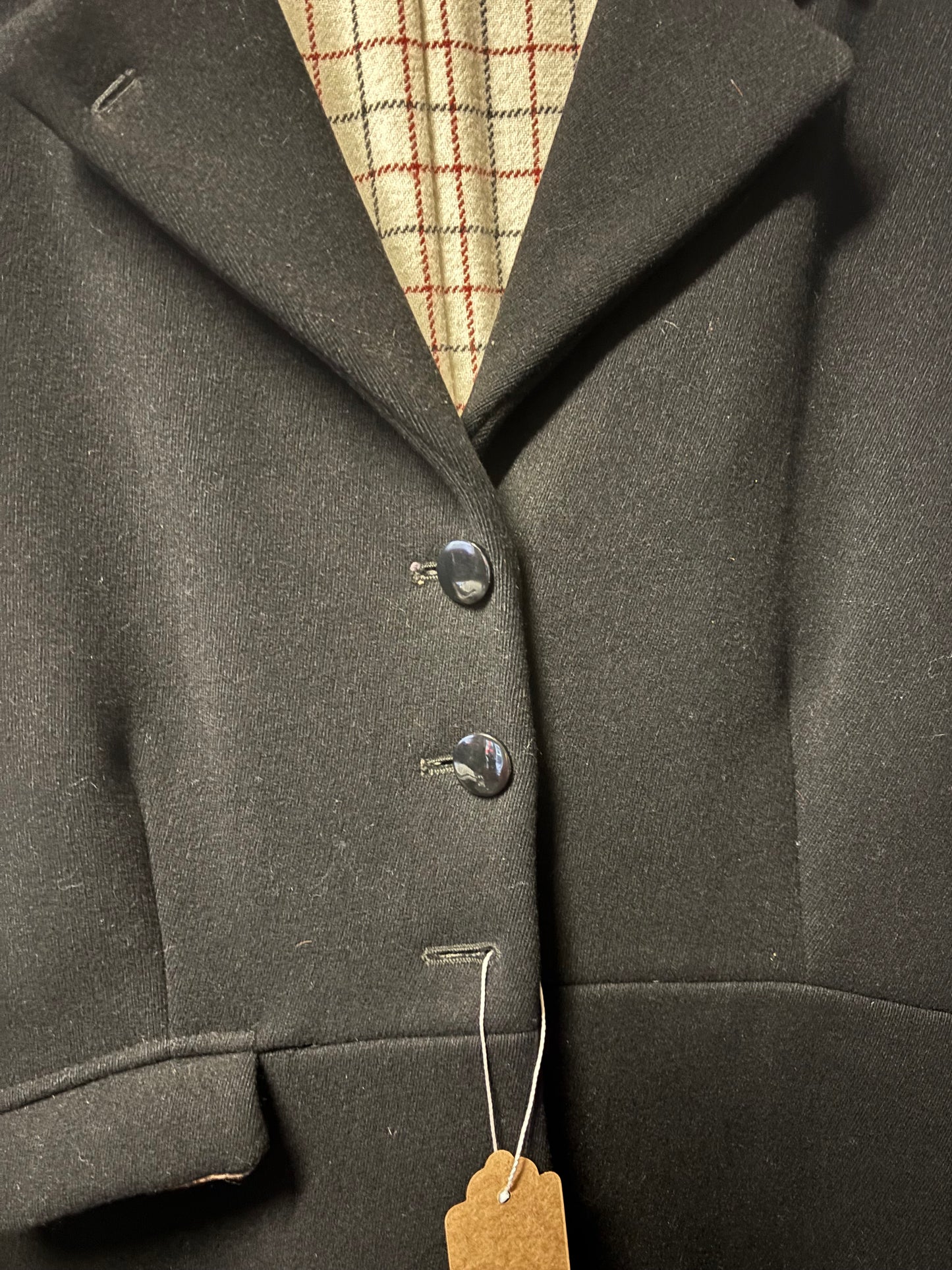 Foxley black pure new wool jacket 34 (size 10) ❣️