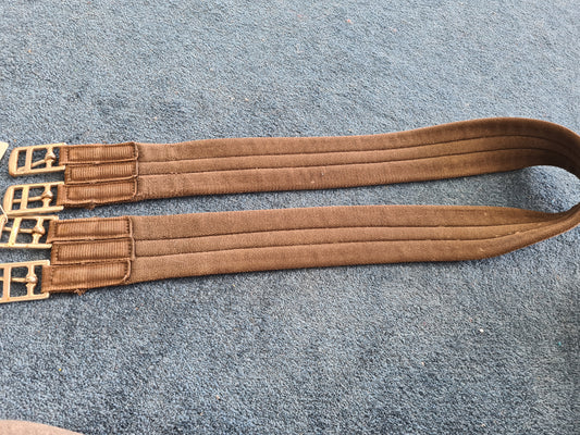 52" cotton girth brown