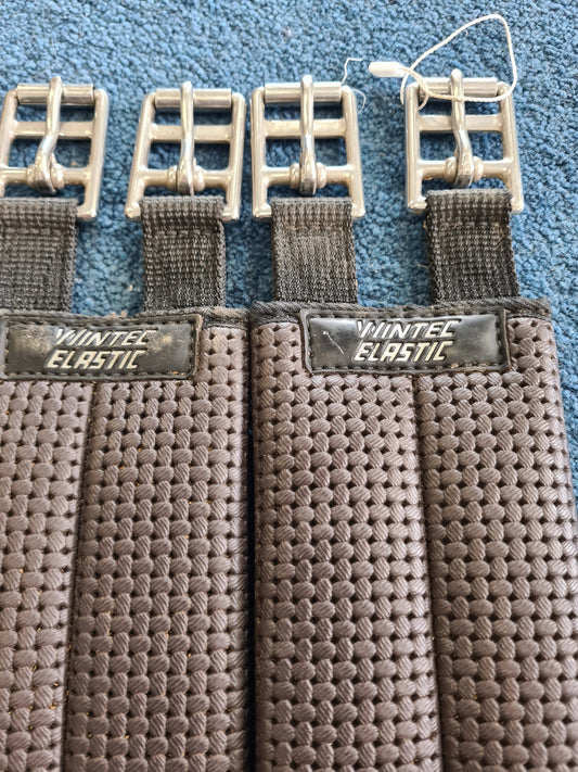 Wintec elastic 52" padded comfort  girth brown