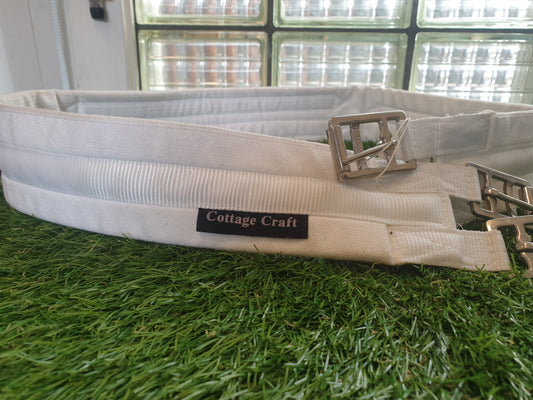 cottage craft 52" white cotton girth