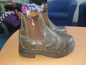 Brown Mountain Horse boots size 2 steel toecapped  FREE POSTAGE 🟣