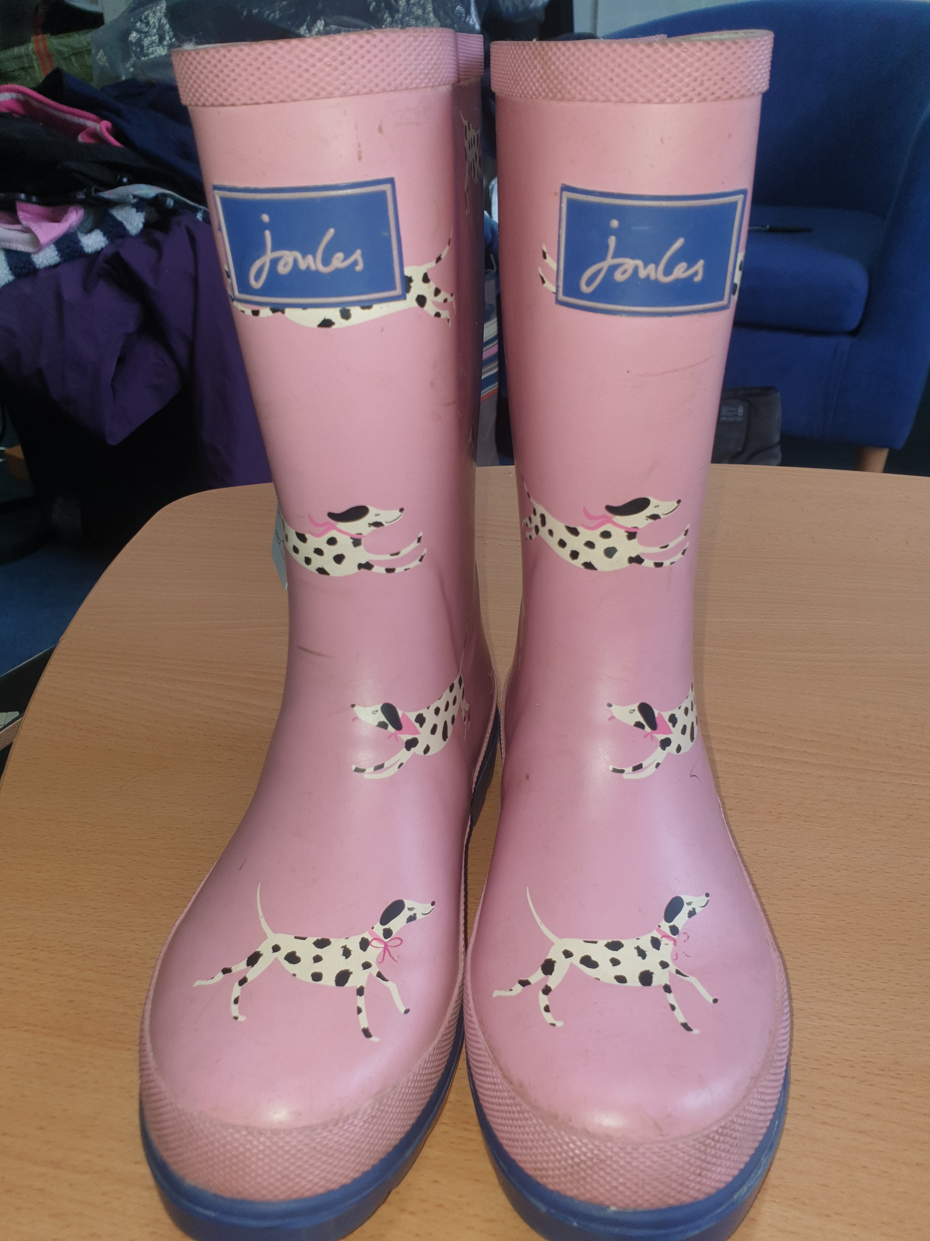 Joules dalmation size 3 wellies FREE POSTAGE Onthehoof