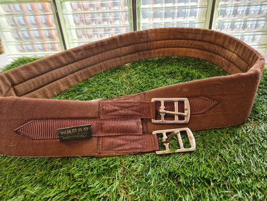 Cottage craft 54" girth brown leather cotton  ❤️