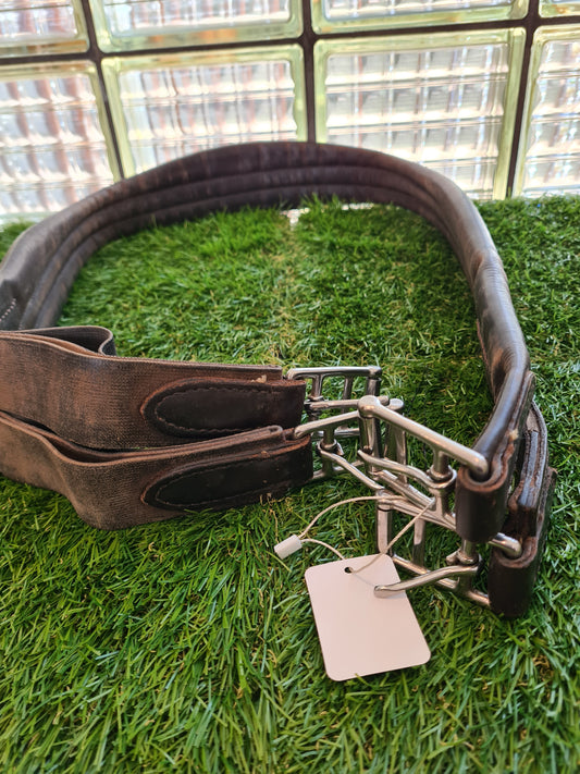 54" girth brown leather comfort