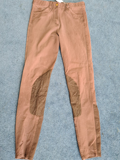 Brown Ariat Pro Series breeches size 6 FREE POSTAGE 🟣