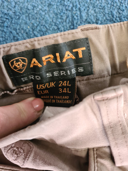Mocha Ariat Pro Series breeches size 6 FREE POSTAGE 🟣