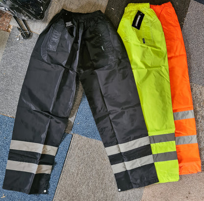 NEW Hi-Vis Reflective Waterproof Trousers