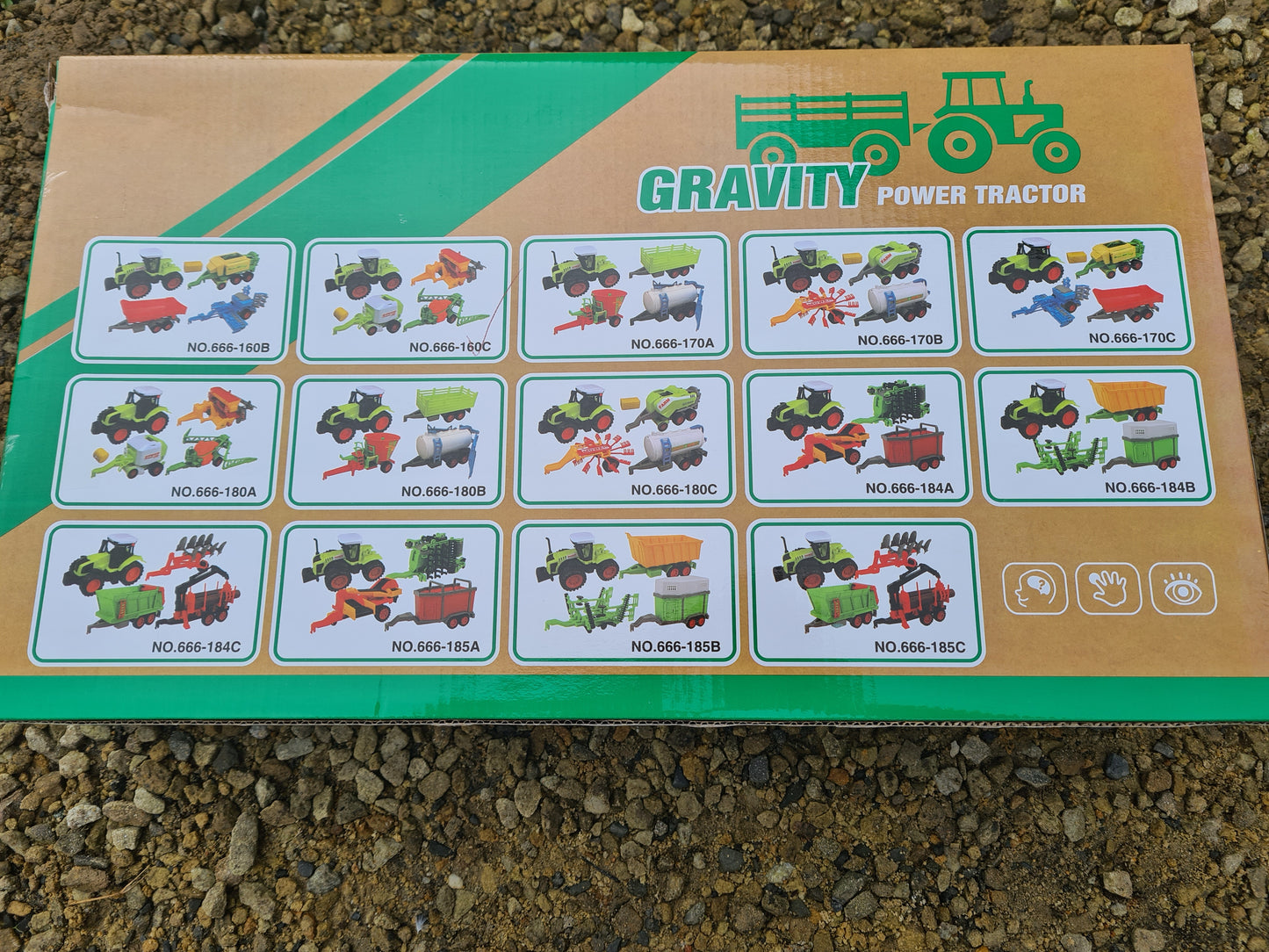 NEW gravity power tractor ages 3+ FREE POSTAGE