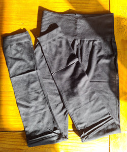 Black Thermal high waisted leggings set FREE POSTAGE ❤️