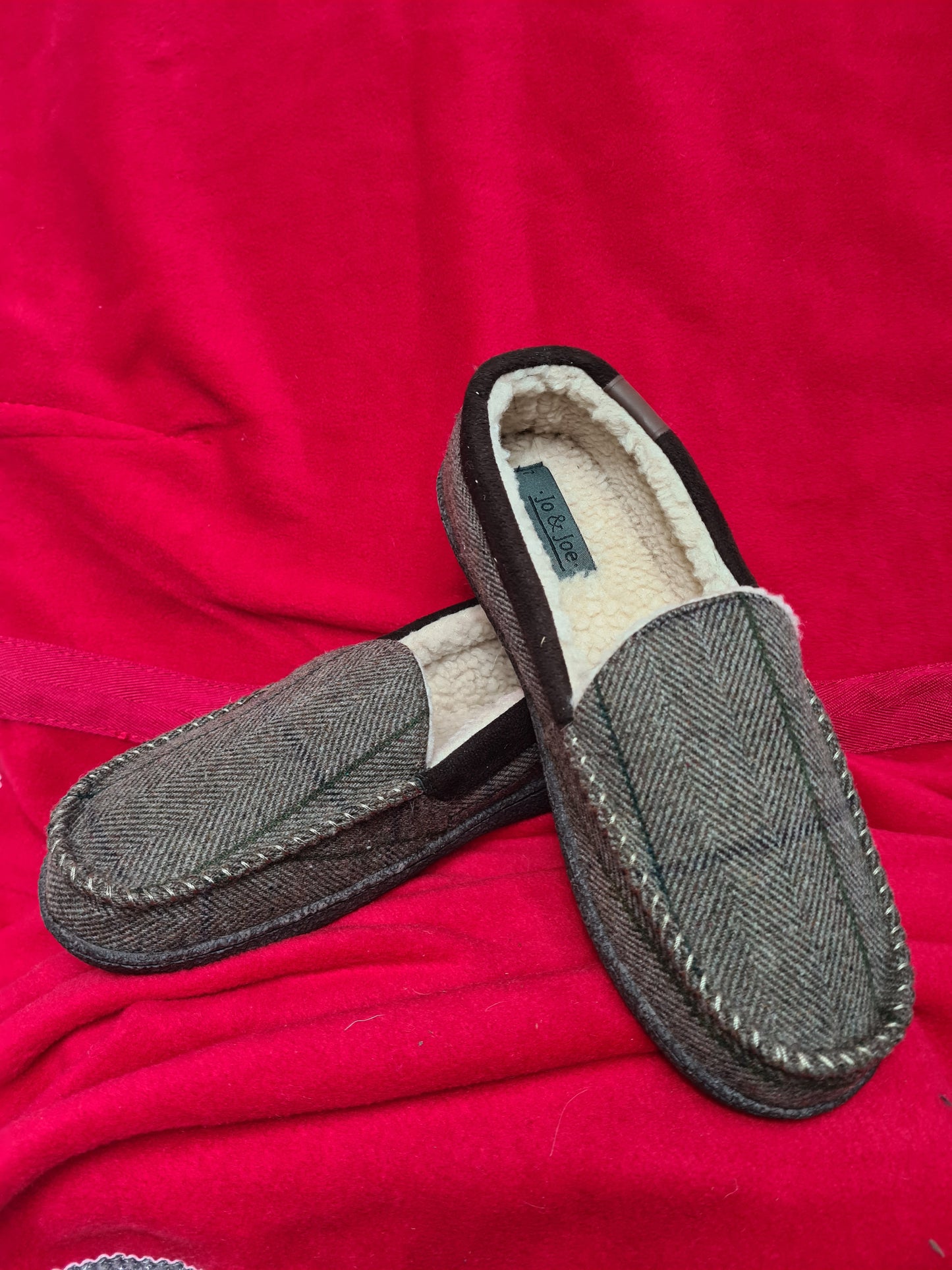 Mens Country Style Tweed Slippers FREE POSTAGE ❤️