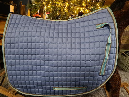 NEW saddle pads green and lilac size cob and full FREE POSTAGE 🟢