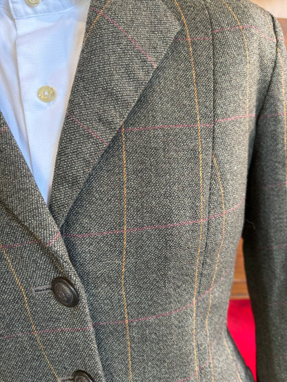 Pytchley green tweed jacket with yellow and red over check FREE POSTAGE 🔵