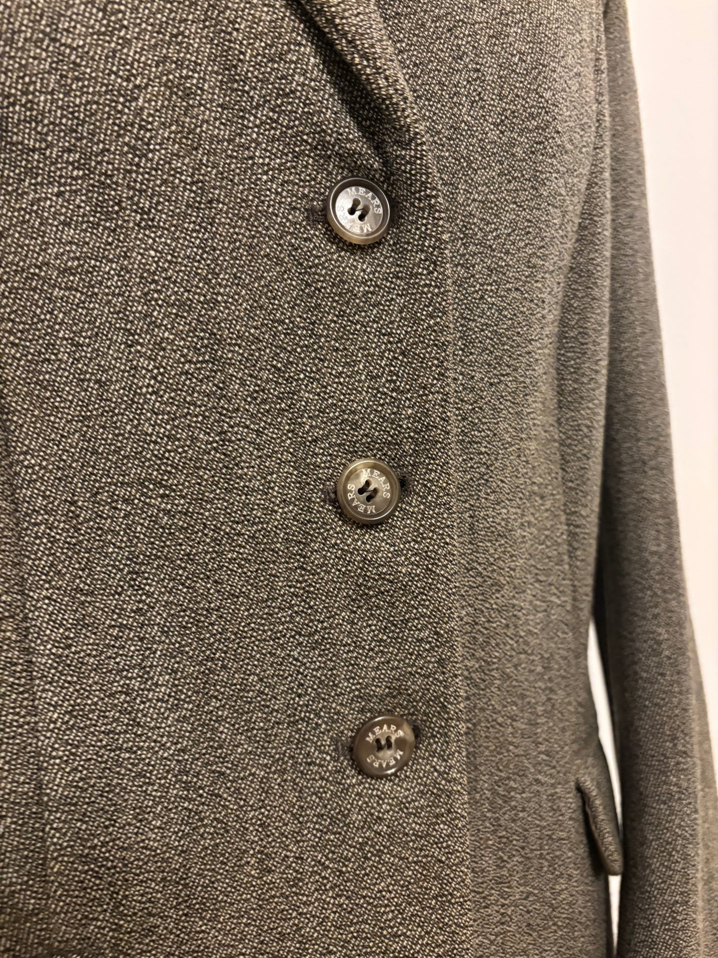 Mears pure wool green tweed jacket 42”  size 18 ❣️