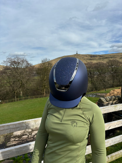 New rhinegold pro carbon glitter riding hat ❣️