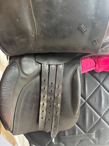 17” Burtilage saddlery Oxford GP two tone brown