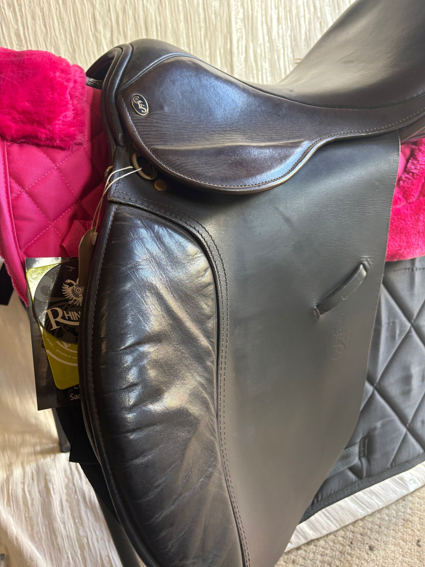 17” Gfs fieldhouse brown leather M/W saddle