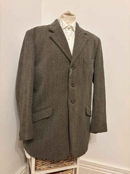 Mears green pure wool tweed jacket 42” size 18❣️