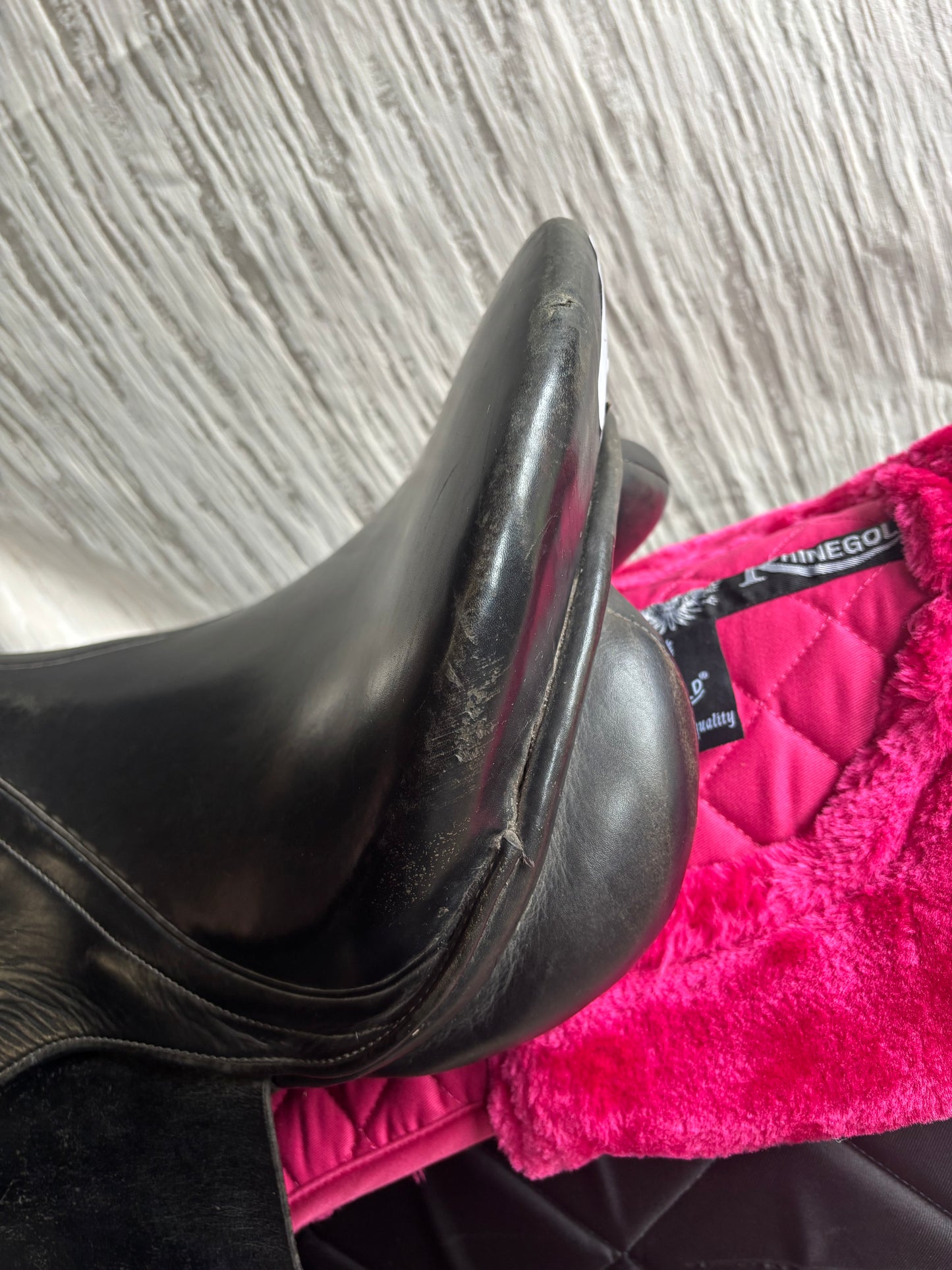 Antill black dressage 17.5” wide/xwide saddle