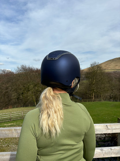 New rhinegold pro carbon glitter riding hat ❣️
