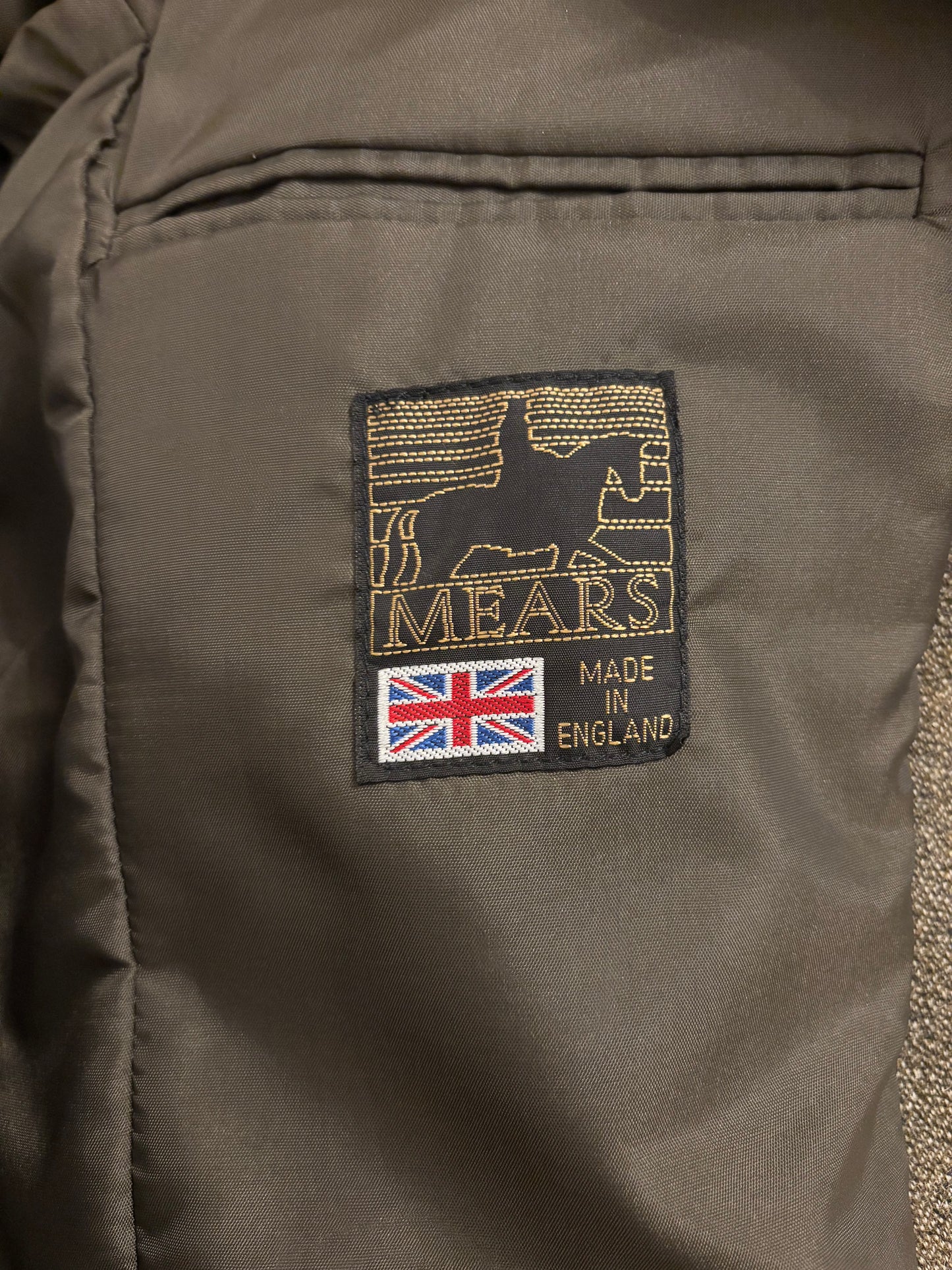 Mears pure wool green tweed jacket 40” size 16❣️