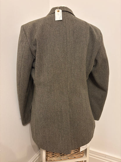 Mears pure wool green tweed jacket 40” size 16❣️