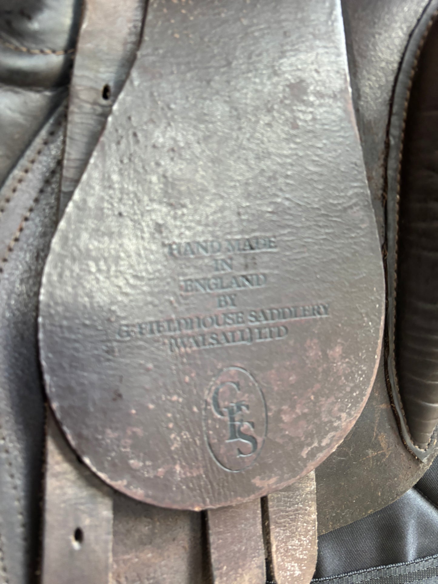 17” Gfs fieldhouse brown leather M/W saddle