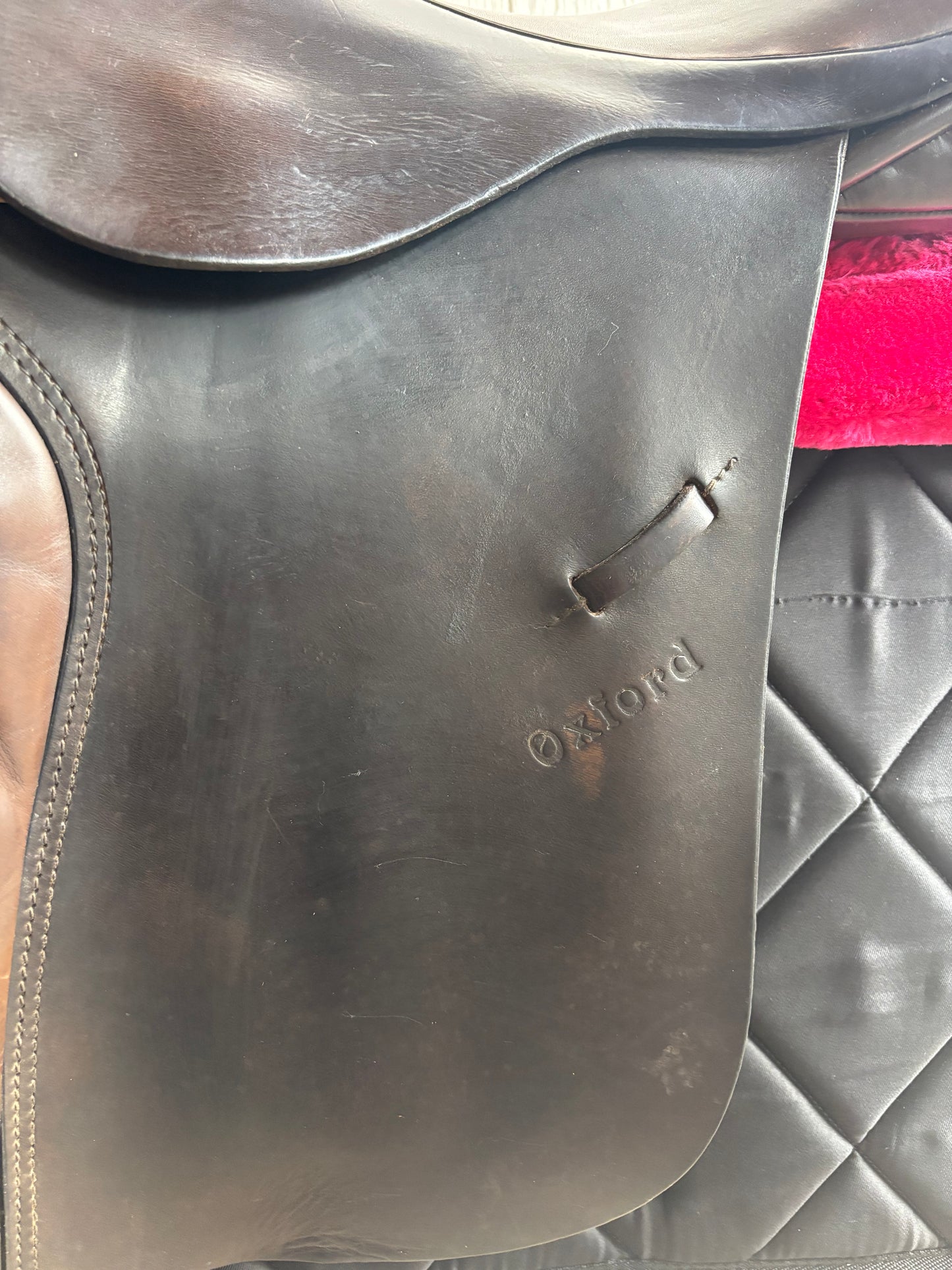 17” Burtilage saddlery Oxford GP two tone brown