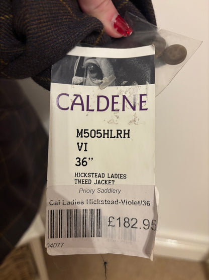 New caldene hickstead violet tweed with yellow over check❣️