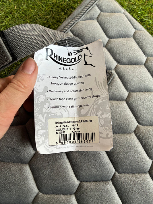 New Rhinegold grey full size saddle pad ❤️