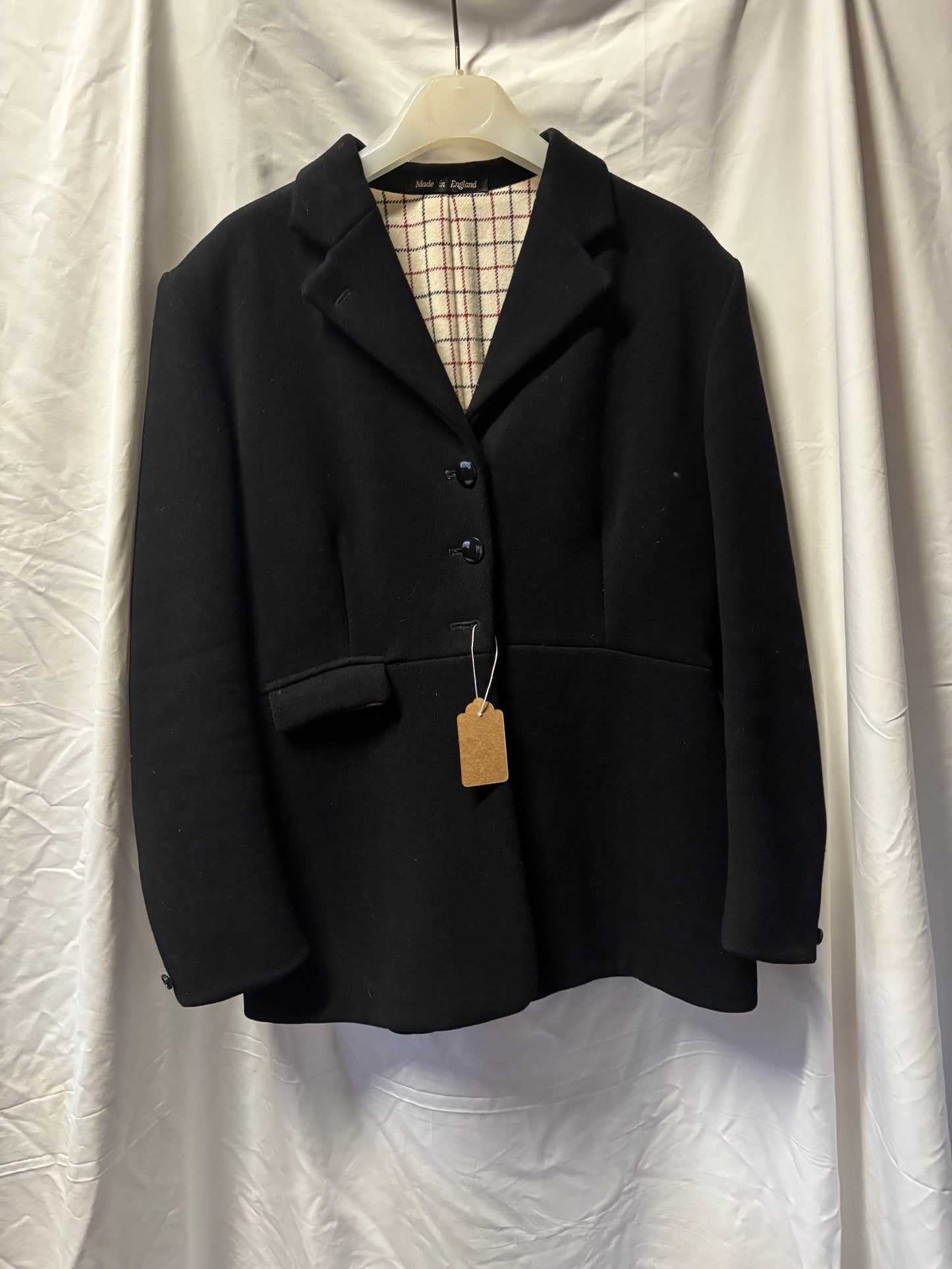 Foxley black pure new wool jacket 34 (size 10) ❣️