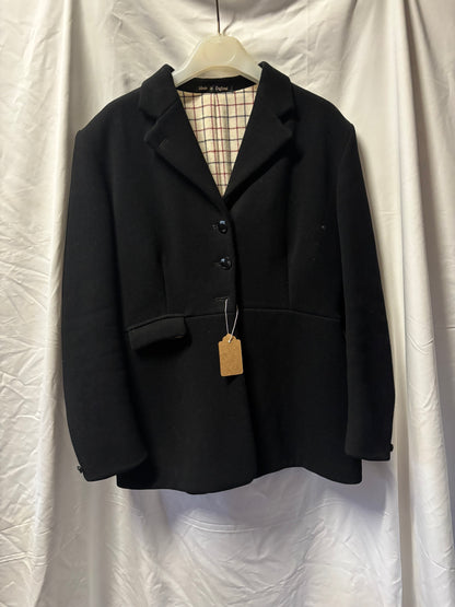 Foxley black pure new wool jacket 34 (size 10) ❣️