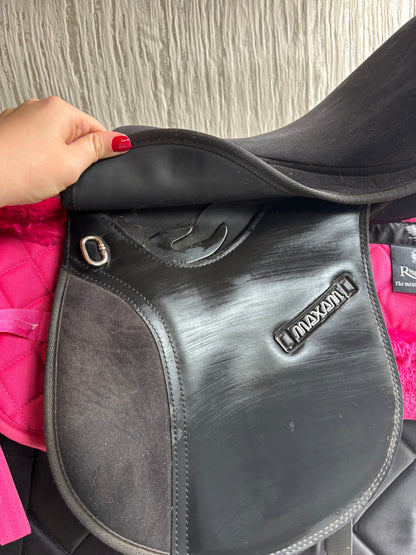 Maxam 14” black wide GP saddle