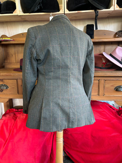 Pytchley green tweed jacket with yellow and red over check FREE POSTAGE 🔵