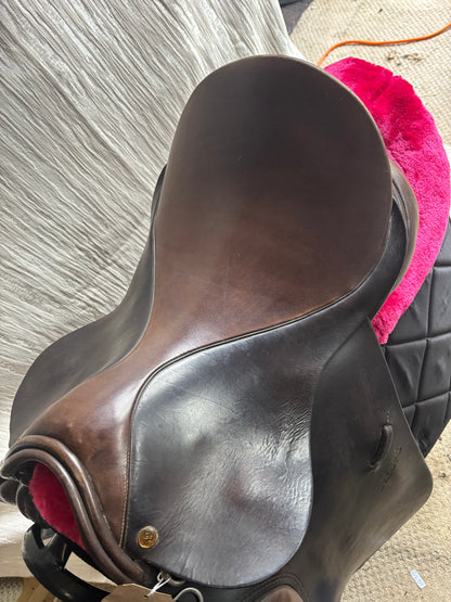 17” Burtilage saddlery Oxford GP two tone brown