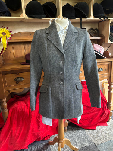 Like new Caldene pure wool grey tweed jacket size 14 (38) FREE POSAGE🔵