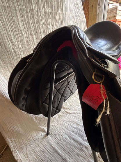 18.5” GFS fieldhouse brown leather GP saddle wide