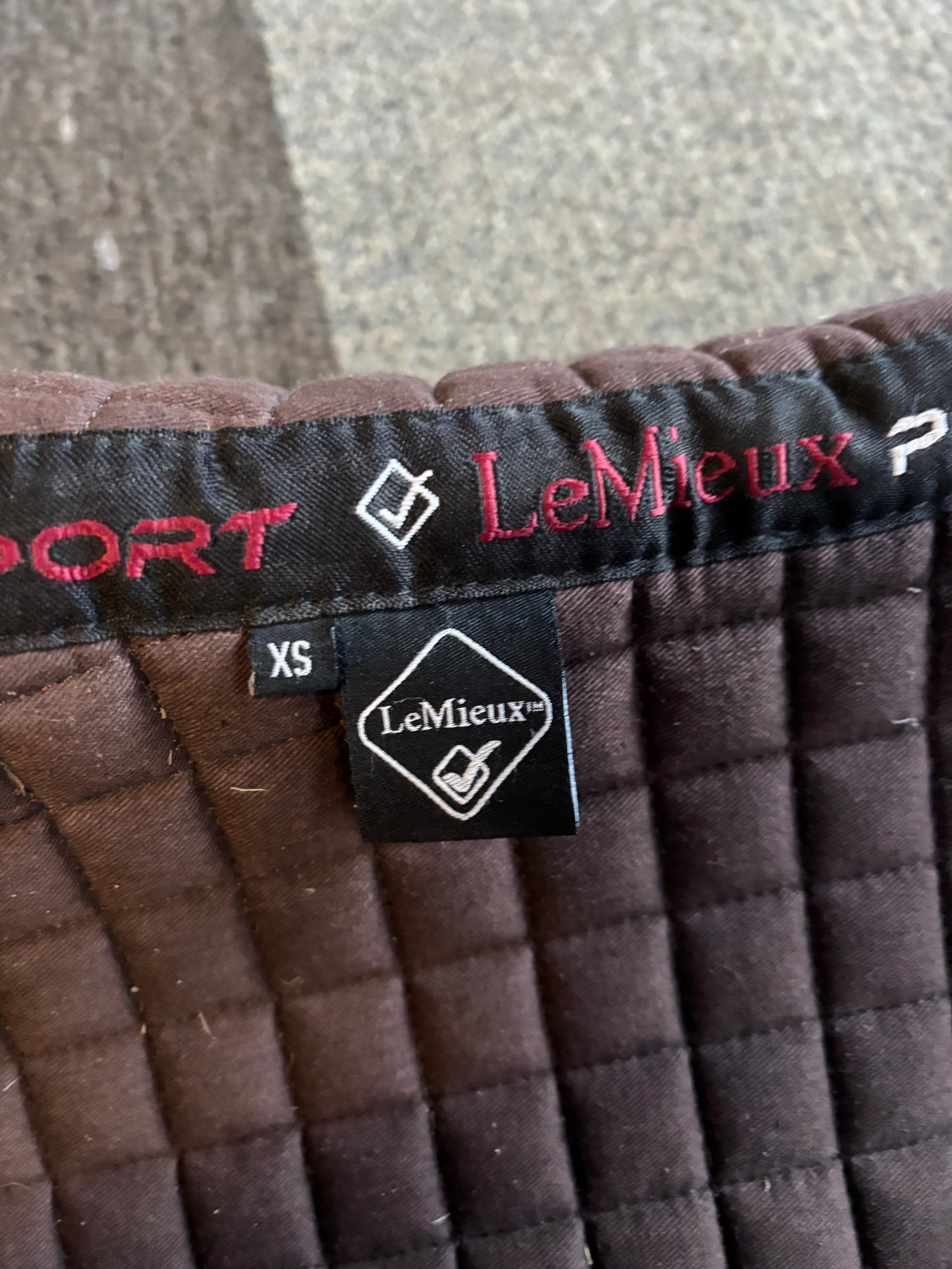 Lemieux brown xs working Hunter pad ❣️