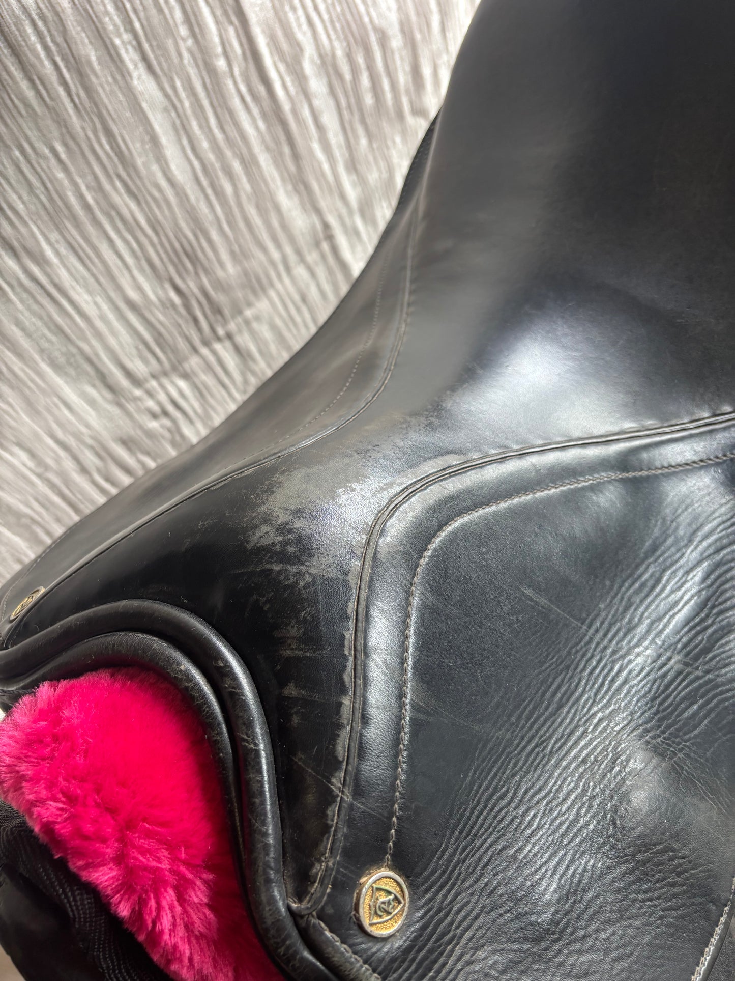 Antill black dressage 17.5” wide/xwide saddle