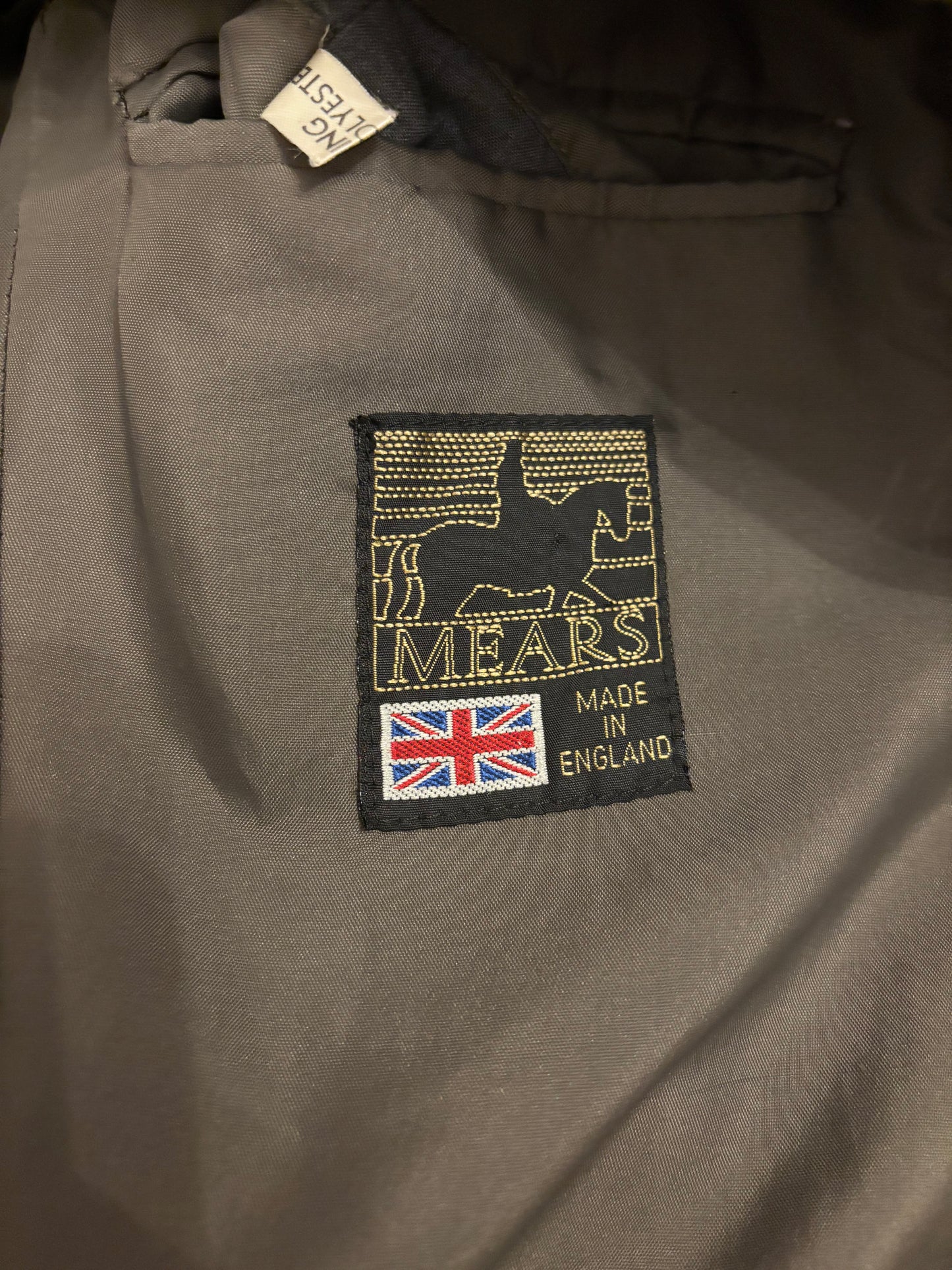 Mears green pure wool tweed jacket 42” size 18❣️