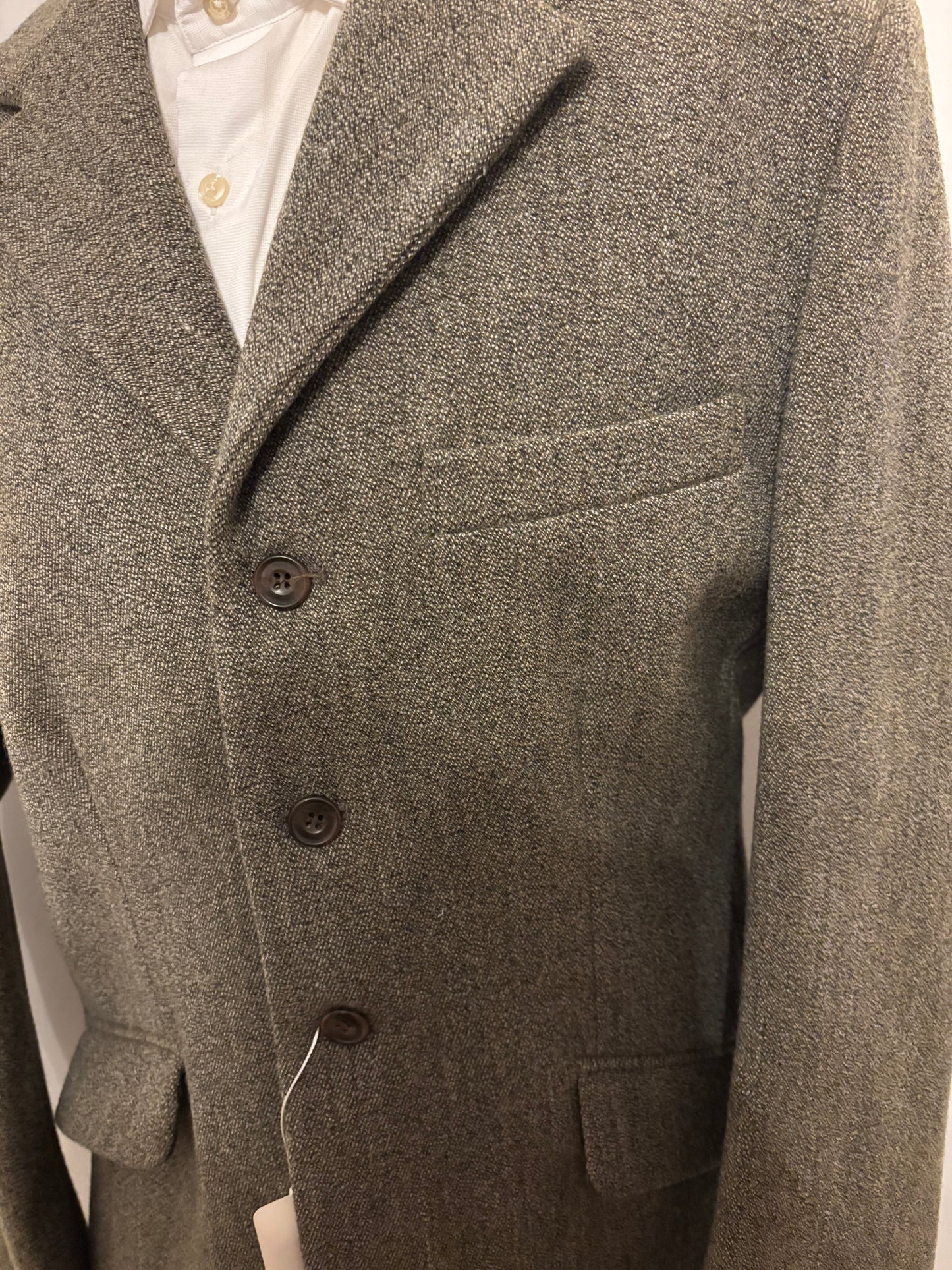 Mears pure wool green tweed jacket 40” size 16❣️