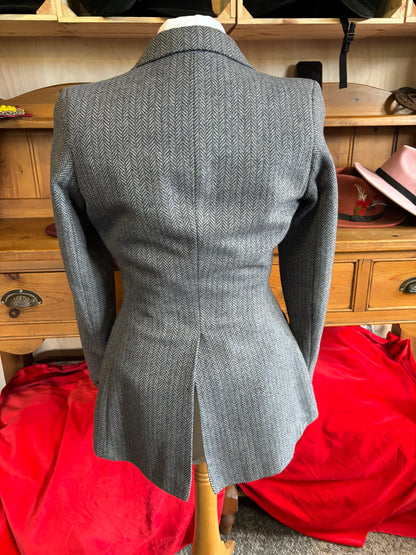 Caldene blue tweed jacket Size 10 (34) FREE POSTAGE🔵