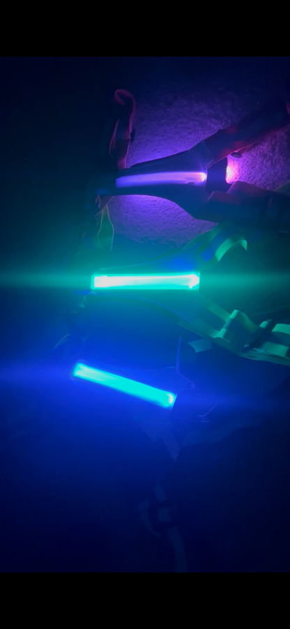 On the hoof LED be safe be seen flashing vest
