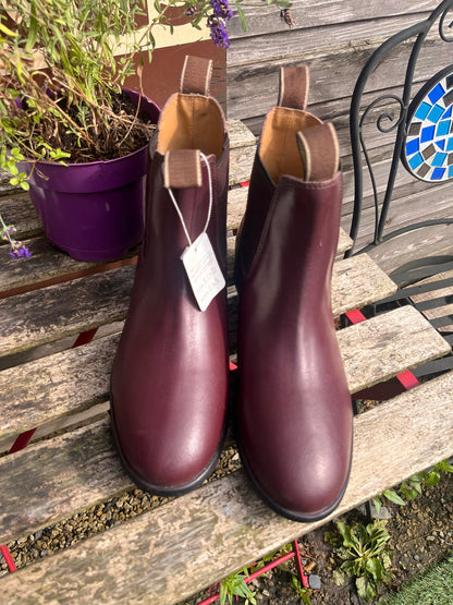 Malvern Loveson OXBLOOD jodhpur boots size 8