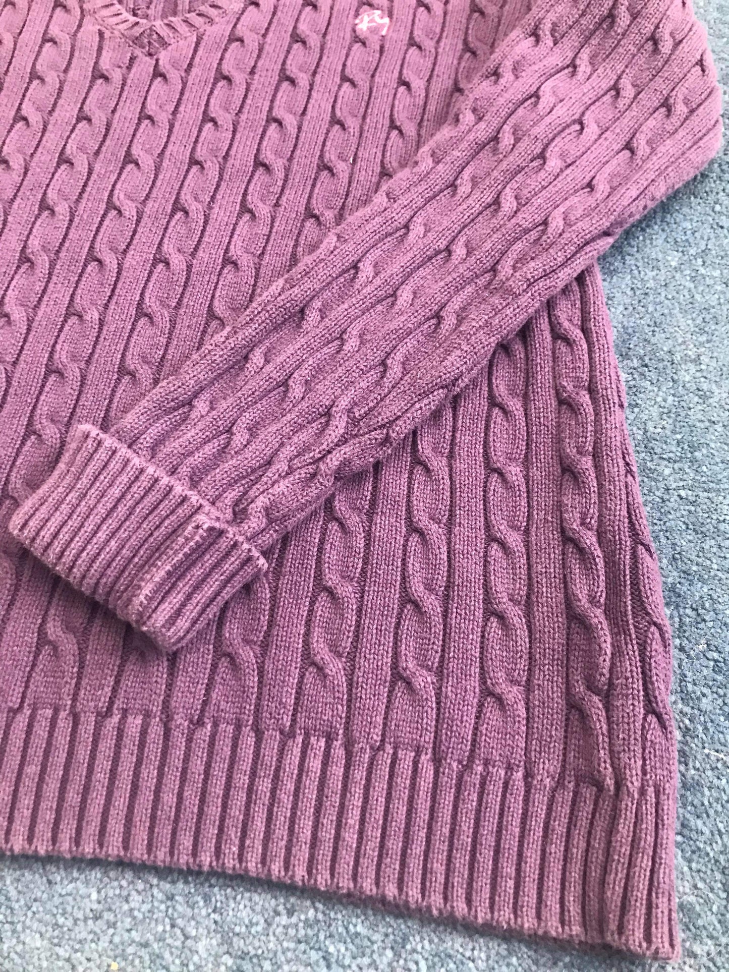 Rydale purple cable knit xl jumper FREE POSTAGE❤️