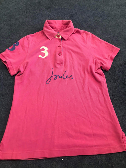 Joules pink polo shirt size 12 FREE POSTAGE❤️