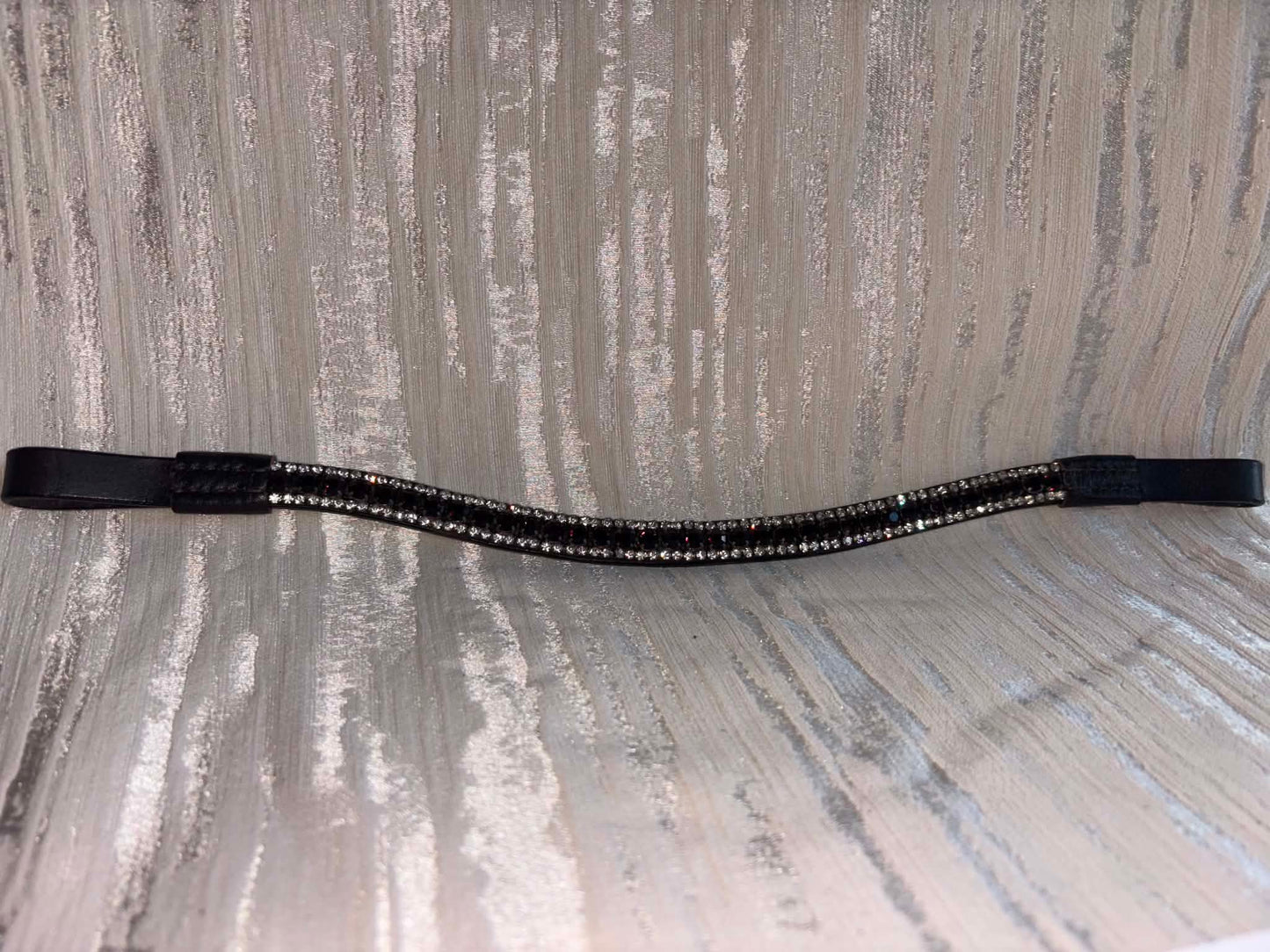 Silver and purple Amythist browband cob brown