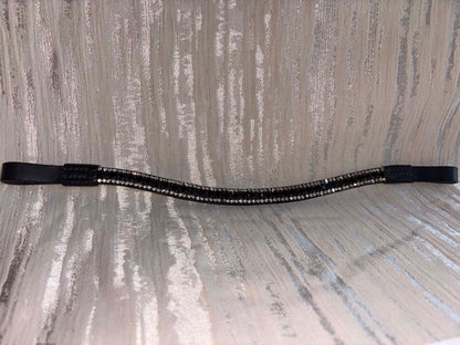 Silver and purple Amythist browband cob brown